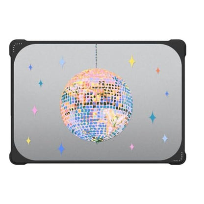 CASETiFY Bounce MacBook Air 15" (M2 - M5) Case [Enhanced Protective Corner Design/Ventilation Cutouts/Anti-Slip Grip] - Disco - Clear Black - color: Disco