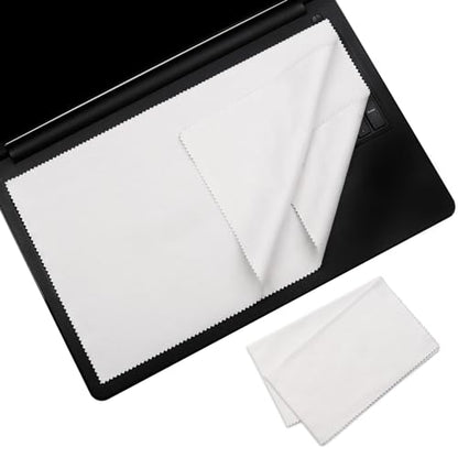 2 Pack Microfiber Liner Cleaning Cloth for 15 15.6 16" HP/DELL/Lenovo/ASUS/Acer/Samsung/MSI/LG, etc with 15-16 inch laptops with Numeric keypad Keyboard Cloth