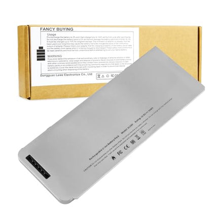 Fancy Buying 56Wh A1280 Laptop Battery for Apple A1280 A1278 (2008 Version) MacBook 13-Inch Series, Compabiel for MB771G/A MB467LL/A MB466LL/A - size: 8.23*3.07*0.79inch A1280