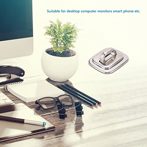 Zunate Anti Theft Security Anchor Base for Laptop Tablet Monitor,Heavy Duty Zinc Alloy Fixed Plate with Adhesive Screws, Desk Mount Computer Lock Hardware