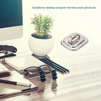 Zunate Anti Theft Security Anchor Base for Laptop Tablet Monitor,Heavy Duty Zinc Alloy Fixed Plate with Adhesive Screws, Desk Mount Computer Lock Hardware