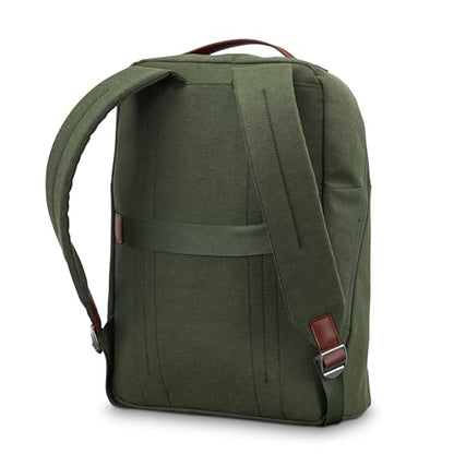 Samsonite Virtuosa Carry-On Travel Backpack with Padded Laptop Sleeve, Pine Green - color: Pine Green