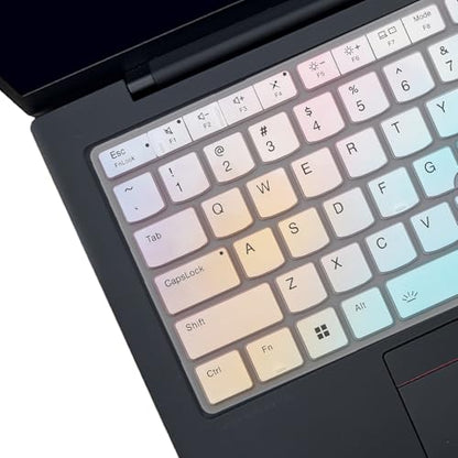 Keyboard Cover for 2026 2025 2024 Lenovo Thinkpad T14 T14s Gen 6/Gen 5 14", Thinkpad E14 Gen 7 14", Thinkpad L14 P14s Gen 6/Gen 5 14" US Layout (Not Fit T14 T14s L14 P14s Gen 4/3/2/1, E14 Gen 6/5/4) - color: Clear