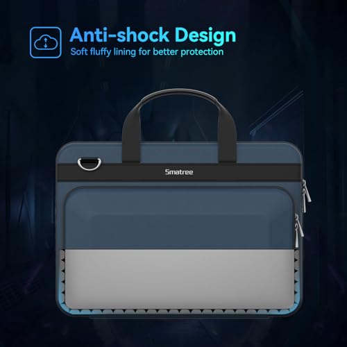 Smatree Heavy Duty Hard Case for 18 inch HP/Alienware/ASUS/Acer/MSI | for 18 inch Alienware 18/m18,ASUS ROG Strix G18/Scar18 2025/2024,Acer Predator Helios 18/Neo 18,Raider 18HX,HP OMEN 17,Blue - color: Blue-18 Inch