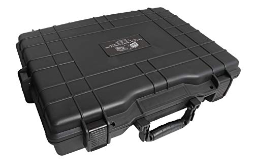 Case Club Waterproof Hard Case for 15-17 inch Laptops & Accessories - Heavy Duty Hard Case Compatible with 15.6 and 17.3 inch Laptops and Gaming Accessories