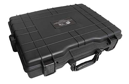 Case Club Waterproof Hard Case for 15-17 inch Laptops & Accessories - Heavy Duty Hard Case Compatible with 15.6 and 17.3 inch Laptops and Gaming Accessories