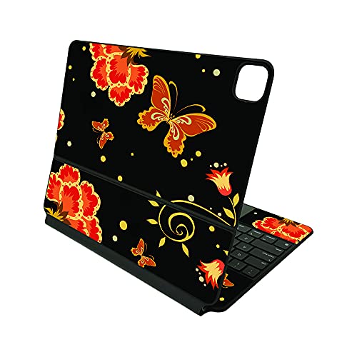 MightySkins Skin Compatible with Apple Magic Keyboard for iPad Pro 12.9" (3rd-6th Generation) - Flower Dream | Protective, Durable, and Unique Vinyl Decal wrap Cover | Easy to Apply | Made in The USA - color: Flower Dream