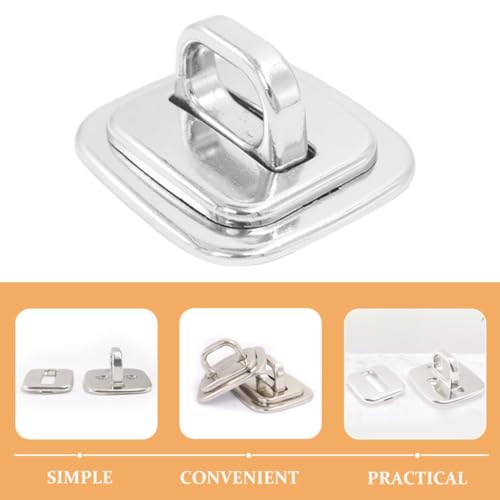 4pcs Laptop Anchor Security Locks with Zinc Alloy Universal Compatibility and Secure Base Design for Office and Study Use Silver