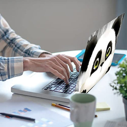 Laptop Skin Sticker,13.3 14 15 15.4 15.6 inch Laptop Skins,Universal Vinyl Decal,Dustproof Scratch Resistant Reusable Cover Protector with Free 2 Wrist Pads (Panda) - color: Panda
