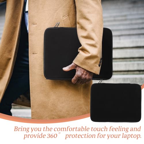 CALLARON Neoprene Laptop Sleeve 13-inch Tablet Protective Bag Lightweight Travel Storage Case for Office and Students Black