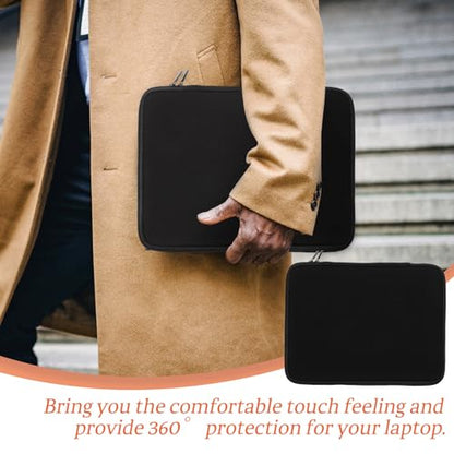 CALLARON Neoprene Laptop Sleeve 13-inch Tablet Protective Bag Lightweight Travel Storage Case for Office and Students Black