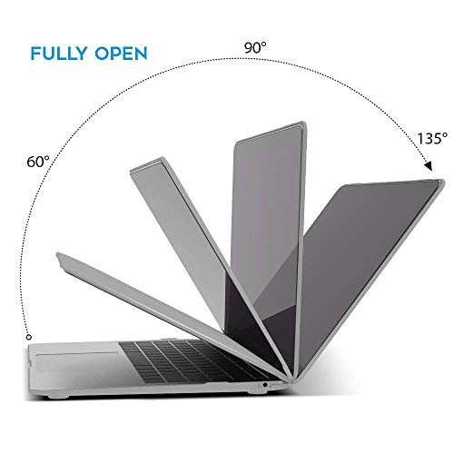IBENZER Compatible with 2022 2021 2020 MacBook Air 13 inch case M1 A2337 A2179 A1932, Plastic Hard Shell Case for Mac Air 13 Retina Display with Touch ID, Frost Clear, MMA-T13CL - color: Frost Clear