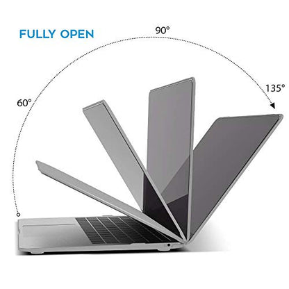 IBENZER Compatible with 2022 2021 2020 MacBook Air 13 inch case M1 A2337 A2179 A1932, Plastic Hard Shell Case for Mac Air 13 Retina Display with Touch ID, Frost Clear, MMA-T13CL - color: Frost Clear