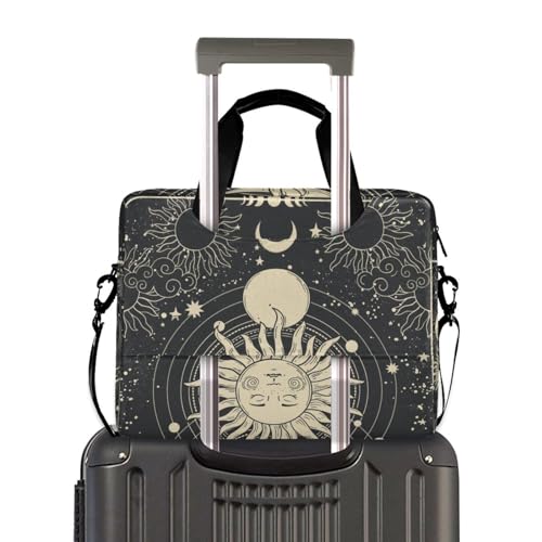 Goth Astrology Tarot Laptop Case 15.6 inch Computer Bag | Waterproof Laptop Briefcase Laptop Bag for Women & Men - color: Goth Astrology Tarot