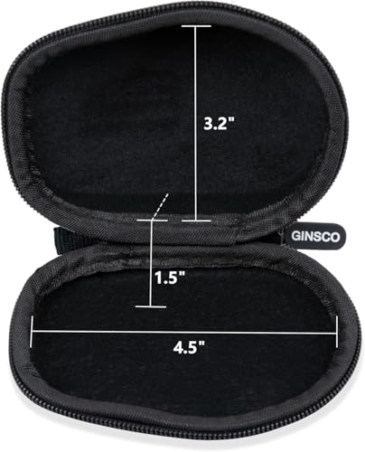Ginsco Hard Travel Case Compatible with Logitech M720 Triathlon/M705 Marathon/M510/M550/M330/M317/M196/M185 Wireless Mouse, Universal Hard Shell Storage Case (Gray, M) - color: Gray, size: M