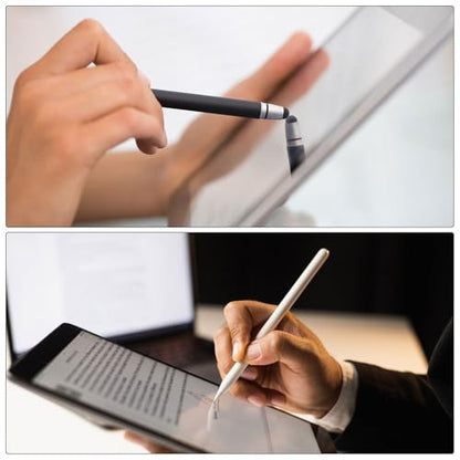 MECCANIXITY 5pcs Metallic Stylus Pen Retractable Aluminum Alloy Mini Capacitive Pens for Universal All Touch Screen Devices, Dark Blue - color: Dark Blue