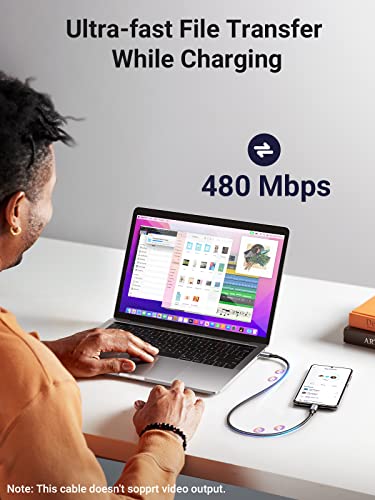 UGREEN 100W USB C to USB C Cable, Fast Charging Cable, 2-Pack, 10ft, Black | For iPhone 17/16/15, MacBook Pro/Air, iPad Pro/Air/Mini, Galaxy S26/S25/S24, XPS, Pixel, Switch. Built-in E-marker chip - size: 10FT