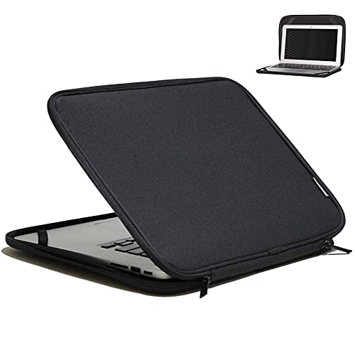Laptop Sleeve 11.6-Inch Case Foldable Slim Chromebook Cover Protective Bag - Black - color: Black, size: 11.6 Inch