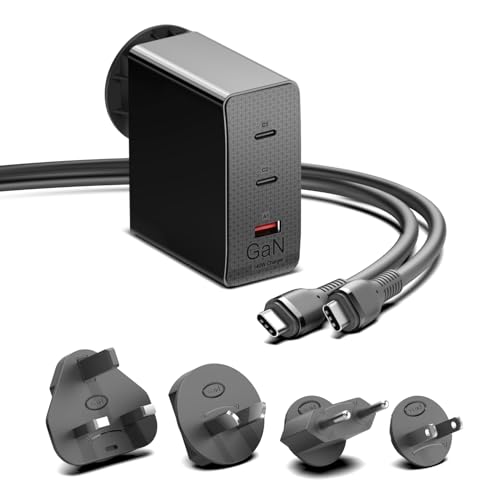 TAIFU 28V 5A PD3.1140W GaN Powerhouse - Dual USB - C Foldable Fast Charger, Ultra - Compact 40W for Laptops, iPhone 17 16/15 Pro, Samsung Galaxy S24/S23 & More Ultra-Portable Travel Power Adapter