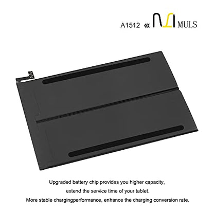 MULS A1512 Tablet Battery for Apple iPad mini 2 & iPad mini 3 A1489 A1490 | A1491 A1599 A1600 A1601 ME276LL/A MF066LL/A MF247CH/A MGNV2LL/A MH3F2LL/A MGPW2CH/A MF544LL/A MF569LL/A MF580LL/A 24.3Wh - size: 6.50*4.41*0.79 in A1512