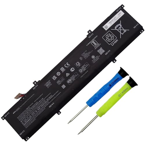 FZ06XL M48025-005 Laptop Battery Replacement for HP Envy 16-H 16-H0000 Spectre x360 16-F 16-F1000 16t-F000 Spectre x360 2-in-1 16-F1075NG 16-F0035NR Series FZ06083XL M47636-2D1 83Wh 6-Cell