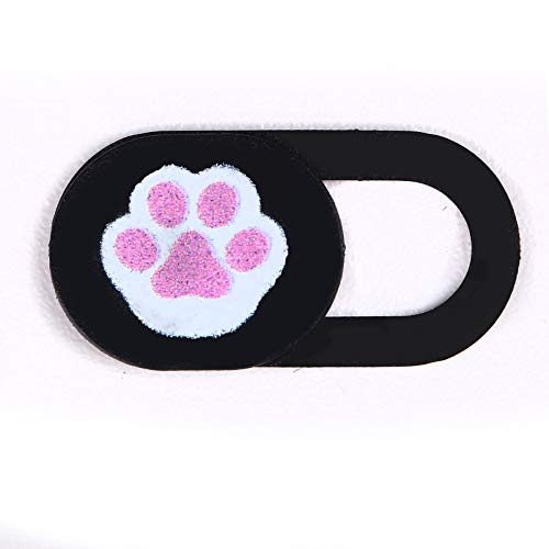 Webcam Cover Slide Ultra Thin Laptop Camera Privacy Paw Pack of 6 | 6 Pcs Cute Paw, Ultra thin camera cover fit for Cell phone desktop tablet PC, front camera blocks webcam to protect privacy - color: Paw 6