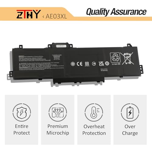 AE03XL Laptop Battery Replacement for HP 240 245 246 250 255 256 G10 14-EE | 14-EM 14Z-EM 14-EP 14T-EP 15-FC 15Z-FC 15-FD 15T-FD 14-EP0XXX 15-FD0XXX 15-FC0XXX AE03041XL N21969-005 N20951-171 N20951-CC1 - size: 10.43*3.31*0.2 inch AE03XL