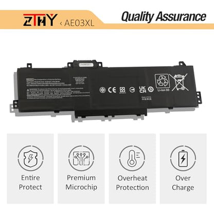AE03XL Laptop Battery Replacement for HP 240 245 246 250 255 256 G10 14-EE | 14-EM 14Z-EM 14-EP 14T-EP 15-FC 15Z-FC 15-FD 15T-FD 14-EP0XXX 15-FD0XXX 15-FC0XXX AE03041XL N21969-005 N20951-171 N20951-CC1 - size: 10.43*3.31*0.2 inch AE03XL