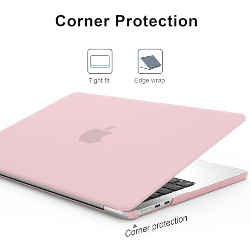 AKIT Compatible with MacBook Air 13 inch Case 2026 2025 2024-2022 M5 M4 M3 M2 Model A3449 A3240 A3113 A2681, Protective Laptop Hard Shell for MacBook Air 13.6" + Keyboard & Screen Cover, Baby Pink - color: Baby Pink