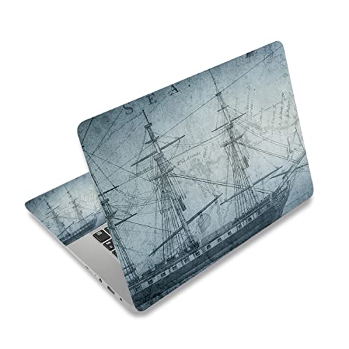 Personalized Laptop Skin Sticker Decal Universal Netbook Skin Sticker 12.1 13 13.3 14 15 15.4 15.6 Inches Reusable Notebook PC Art Decal Protector by AORTDES（Sailing Boat） - color: Sailing Boat