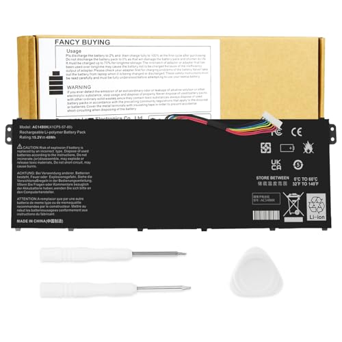 Fancy Buying AC14B8K AC14B3K Laptop Battery for Chromebook C810 C910 CB3-111 CB5-311 CB5-571 CB3-531 CB3-511 CB5-571-C1DZ R3-131T R5-471T R5-571T R5-571TG E3-111 E3-112 ES1-511 ES1-512 ES1-531 - size: 11.13*2.15*0.77inch AC14B8K