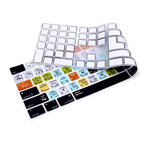 Lightroom Keyboard Cover for Apple iMac Magic Wireless Keyboard A1843 | US&EU Layout,Soft Silicone,Protective Skin,with Numeric Keypad MQ052LL/A,2017, Washable&Reusable,Full Protection,Precise Fit - color: Lightroom