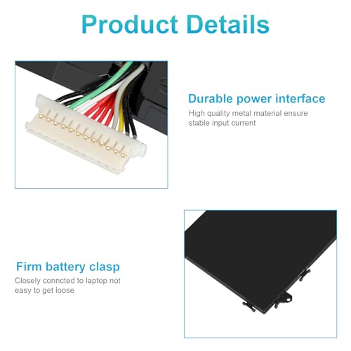 SU06XL L29184-005 Battery for HP Spectre X360 Convertible 15-df0013dx 15-df1043dx 15-df0033dx 15-df1033dx 15-df1045nr 15-df0069nr 15t-df000 15-df0xxx 15-df1xxx 15-DF 15T-DF Series SU06084XL - size: SU06XL 14.06, 5.79, 0.67in