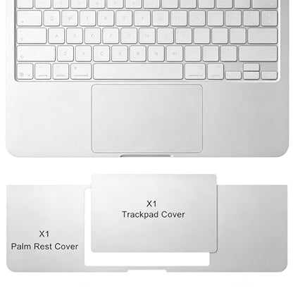Palm Rest Skin for 2026 MacBook Neo 13 inch Laptop with A18 Pro Chip A3404, MacBook Neo Accessories Wrist Rest Protective Skin Cover Scratch Resistant(Silver) - color: MacBook Neo 13（Silver）