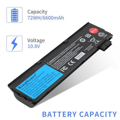01AV427 72Wh Laptop Battery for T470 T480 11.52V | 6-cell for ThinkPad P51S P52S T570 T580 fits A485 A475 TP25, 01AV427b 01AV425 01AV422 01AV423 01AV428 01AV490 01AV492