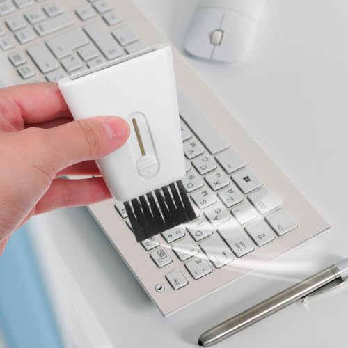 2pcs Laptop Cleaning Kit with Lightweight Nylon Brushes for Electronics, Portable Screen Brush for Computers and Electronic Devices, for Travel and Office Use