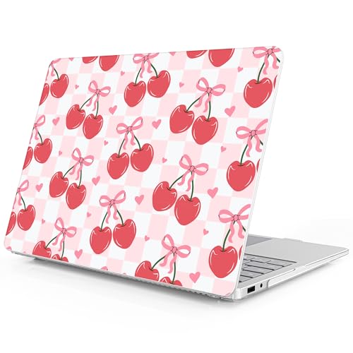 Mektron Printed Case for 2025 Microsoft Surface Laptop Windows 11 Copilot+ PC Surface Laptop 13 inch Touchscreen Display Cover Fits Model 2095, Cherries Bows C353 - color: Cherries Bows C353