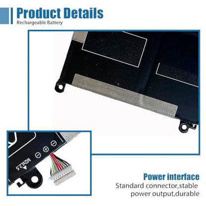 RR04XL L60373-005 Battery Replacement for HP Spectre X360 13-AW 13T-AW Series 13-aw0013dx 13-aw2003dx 13-aw0023dx 13t-aw000 13t-aw100 13t-aw200 Series L60213-2C1 RR04060XL HSTNN-DB9K HSTNN-OB1M - size: 10.23*3.93*0.11 inch RR04XL