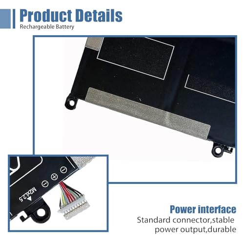 RR04XL L60373-005 Battery Replacement for HP Spectre X360 13-AW 13T-AW Series 13-aw0013dx 13-aw2003dx 13-aw0023dx 13t-aw000 13t-aw100 13t-aw200 Series L60213-2C1 RR04060XL HSTNN-DB9K HSTNN-OB1M - size: 10.23*3.93*0.11 inch RR04XL