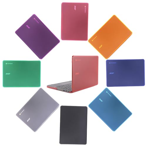 mCover Hard Case Only Compatible for 2023-2024 11.6" Acer Chromebook 511 C736 Series Clamshell Laptop Computers (NOT Compatible with Any Other Acer Models) - Red - color: Red