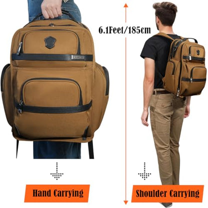 WELKINLAND 24H Business Backpack for Men with Toiletry Bag, 16" Laptop Executive Backpack for Mens, 28L Business Computer Backpacks, Heavy Duty Laptop Backpack, Carry-on Executive Backpacks for Men