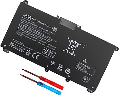HTO3XL HT03XL L11119-855 Laptop Battery for HP Spare Pavilion 15-da0xxx 15-cs0xxx 15-cs3073cl 15-cs3153cl 15-cs1065cl 15-da0014dx 15-da012dx 15-db0011dx 17-by0053cl 14-dk1013dx 15-cs0053cl - size: 11.26 x 4.53 x 1.46 inches