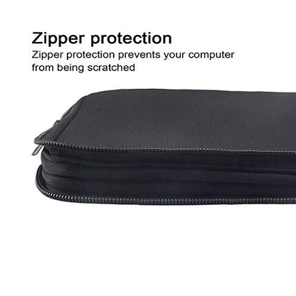 15.6 Inch Laptop Case Sleeve Protector Notebook Pouch Cover with 4 Elastic Bands for 15" 15.6" Compatible with Samsung Sony ASUS Acer Dell HP Toshiba Chromebook Computers (15-15.6 inch) | 4 Elastic Bands, Compatible with Samsung Sony ASUS Acer Dell HP Tos