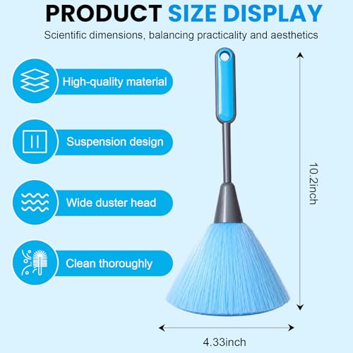 Keyboard Cleaning Brush Computer Cleaning Brush Portable Small Dust Brush for Keyboard Laptop Desk Electronics - color: Sky Blue