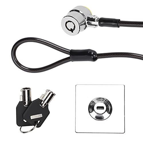 Laptop Lock 360 Degree Rotation Wired AntiTheft Lock Base for OS X // with 2 Keys