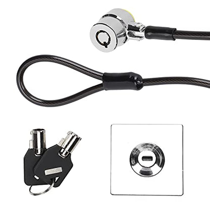 Laptop Lock 360 Degree Rotation Wired AntiTheft Lock Base for OS X // with 2 Keys