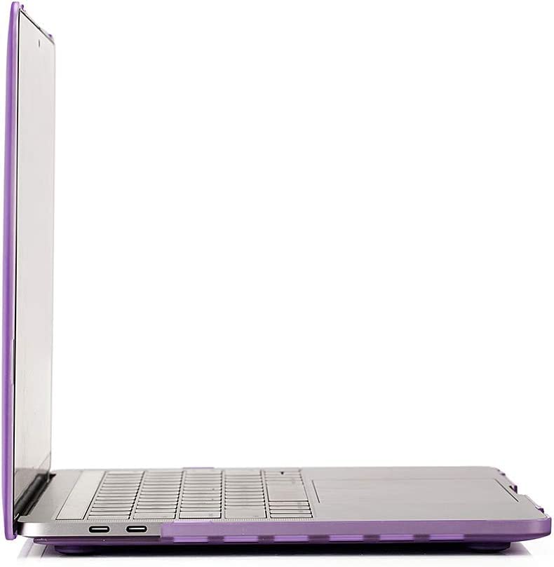RUBAN Compatible with MacBook Pro 13 inch Case 2023, 2022, 2021-2016 M2 M1 A2338 A2289 A2159 A2251 A1989 A1708 A1706 with/Without Touch Bar, Snap On Hard Shell Case Cover (Light Purple) - color: Light Purple