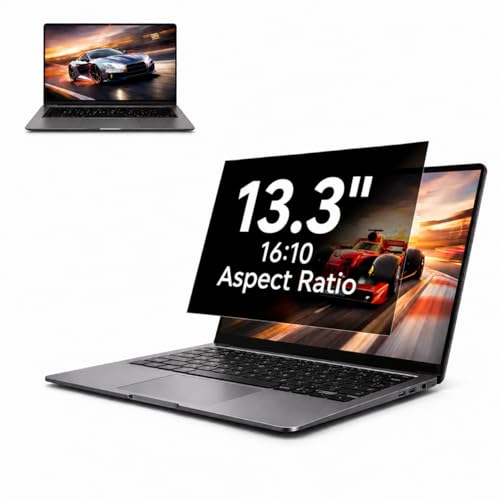 Laptop Privacy Screen Filter 13.3'' 16:10 for Aspect Ratio Widescreen Monitor,Laptop Monitor Privacy Shield Anti Glare Eye Protection, Anti-Scratch Removable Protector Film (1Pack 13.3'' 16:10) - size: 1Pack 13.3'' 16:10