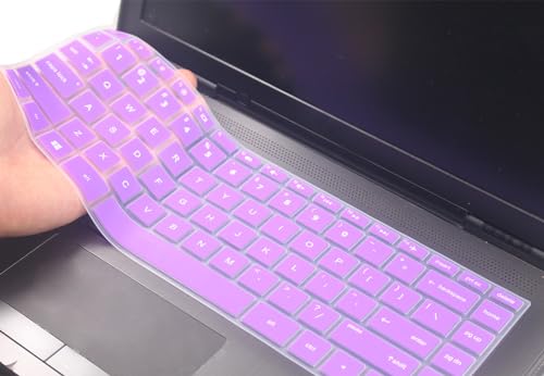 Keyboard Skin Compatible with HP Pavilion x360 14" Touch-Screen Laptop 14M-BA/BF/BW/CD/DH Series 14-DH2075NR 14-DH2097NR, HP 14" 14-BA/BF/CM/CF/CE/BW/FQ/DQ/DK/DH/DS/DG/DF Series Laptop (Purple - color: Purple