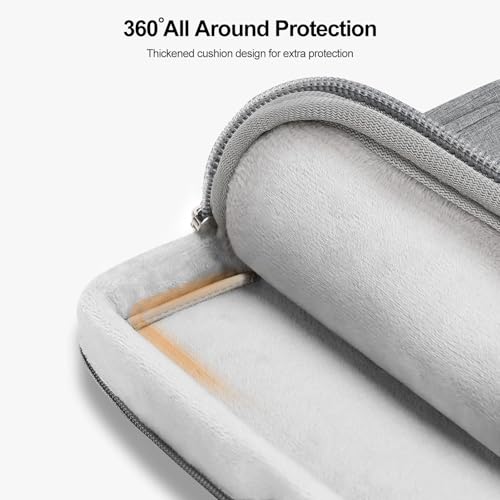 MOSISO 360 Protective Laptop Case 15 inch, Laptop Sleeve | Compatible with MacBook Air 15 M5 M4 M3 M2, Dell XPS, Side Open Carrying Computer Bag with 5 Accessory Pockets&Belt, Gray - color: Gray, size: 15 inch